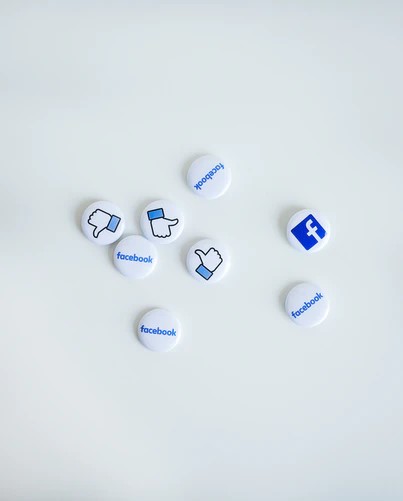 Buttons with facebook icons and logos
